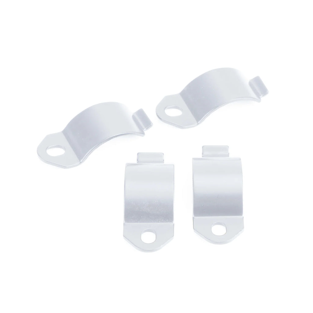 Chrome Motorcycle Headlight Mount Bracket Adapter K25089