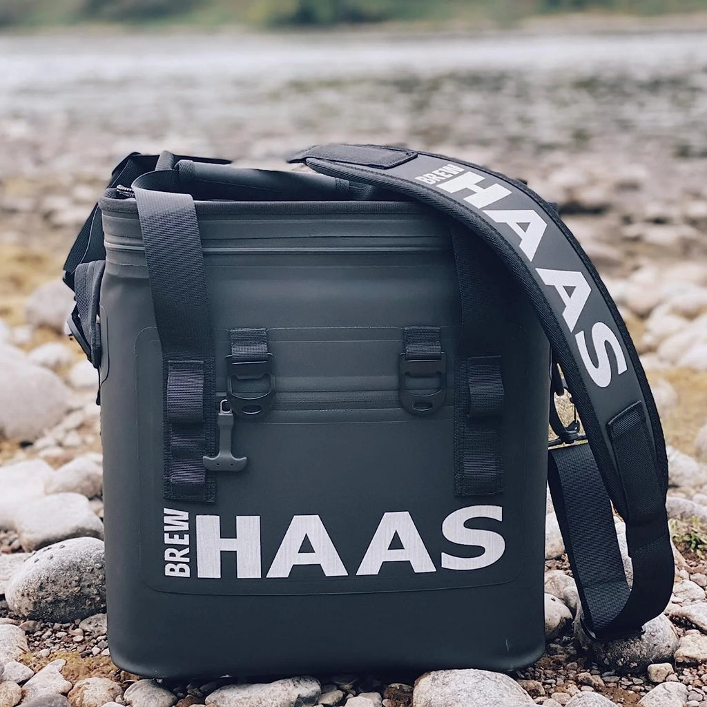 Matte Black Insulated Leak Proof Cooler Bag with Hard Liner S8620