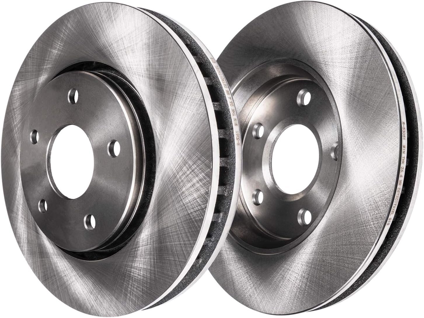 Front Disc Brake Rotors 2pc Set T763