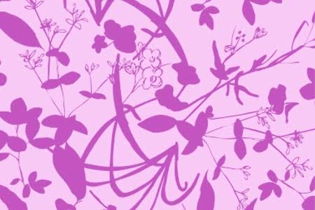 Orchid Sateen Floral Pattern Organic K5501