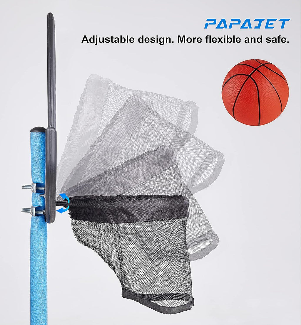 Trampoline Basketball Hoop & 3-Step Trampoline Ladder for Straight Pole, Pack of 2 B200655