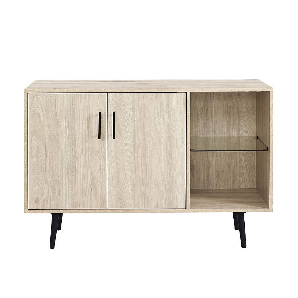 44” Modern Asymmetrical Buffet with Glass Shelf H482