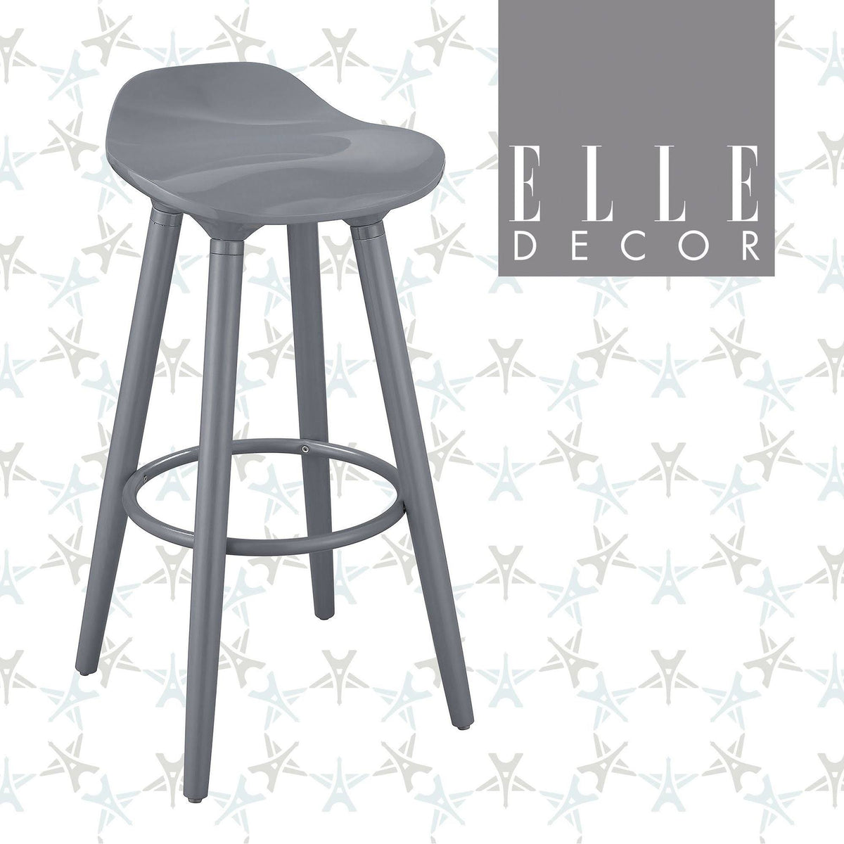 Grey Bar Stool C5216