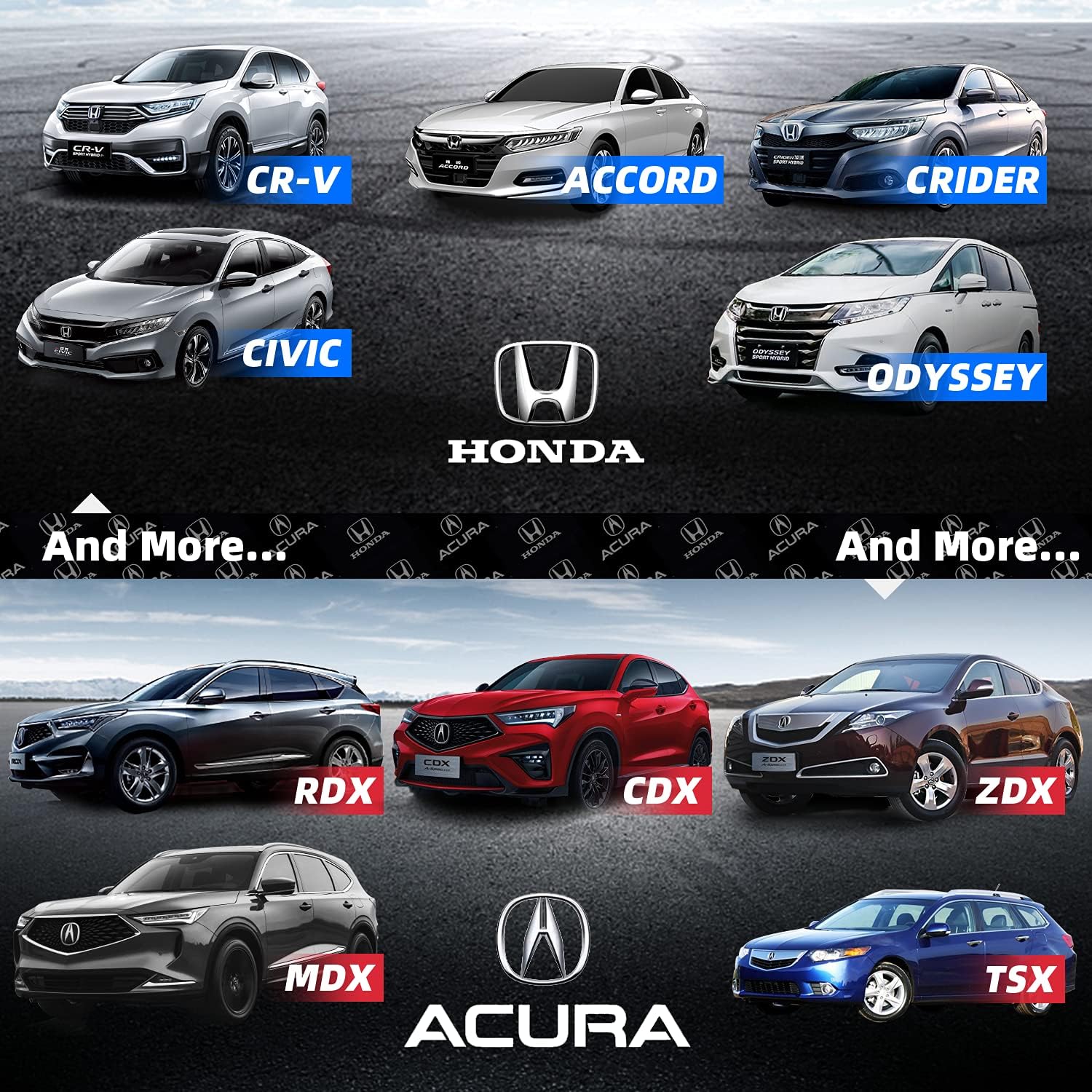 OBD2 Scanner Code Reader for Honda Acura E890