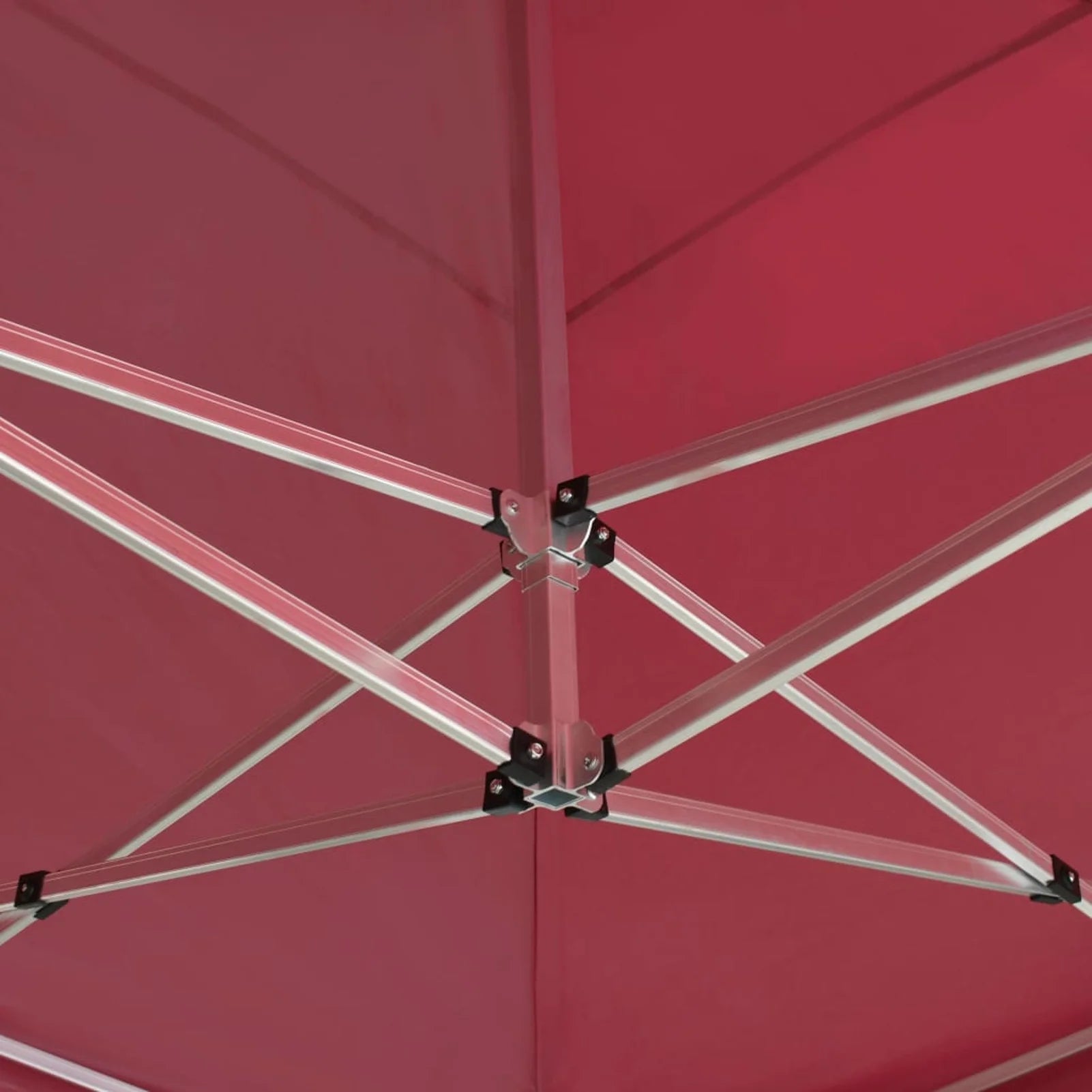 Red Folding Party Tent Aluminium F60871