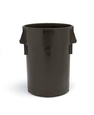 44 Gallon Black Dome Top Trash Can Lid Q92623