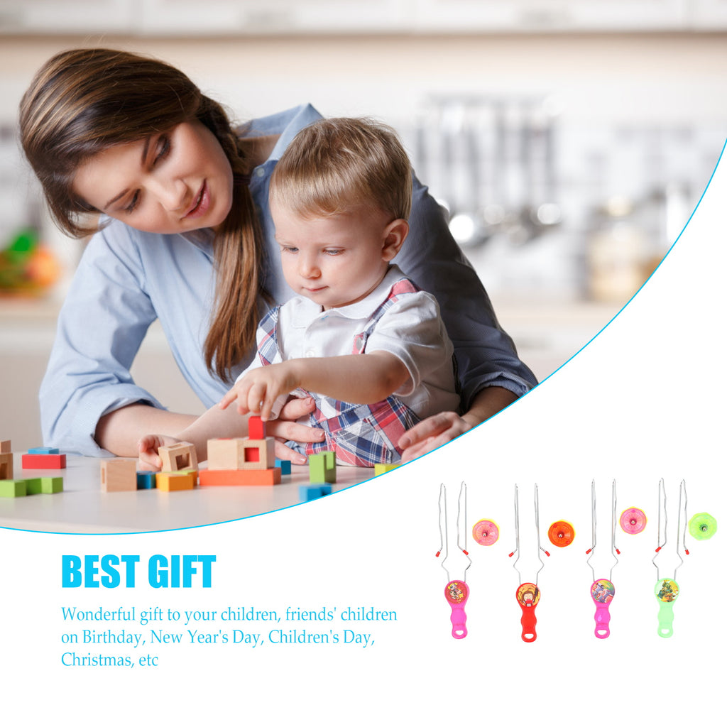 4 Pcs Luminous Flash Yo-Yo Toy for Kids F552