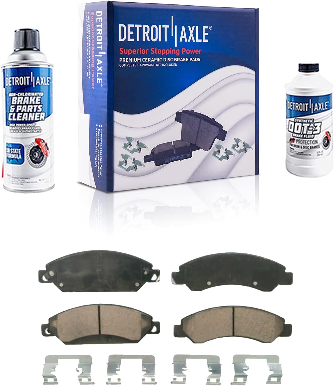 12.99" Front & 13.58" Rear Drilled Slotted Rotors w/ Brake Pads 10pc Set I354800