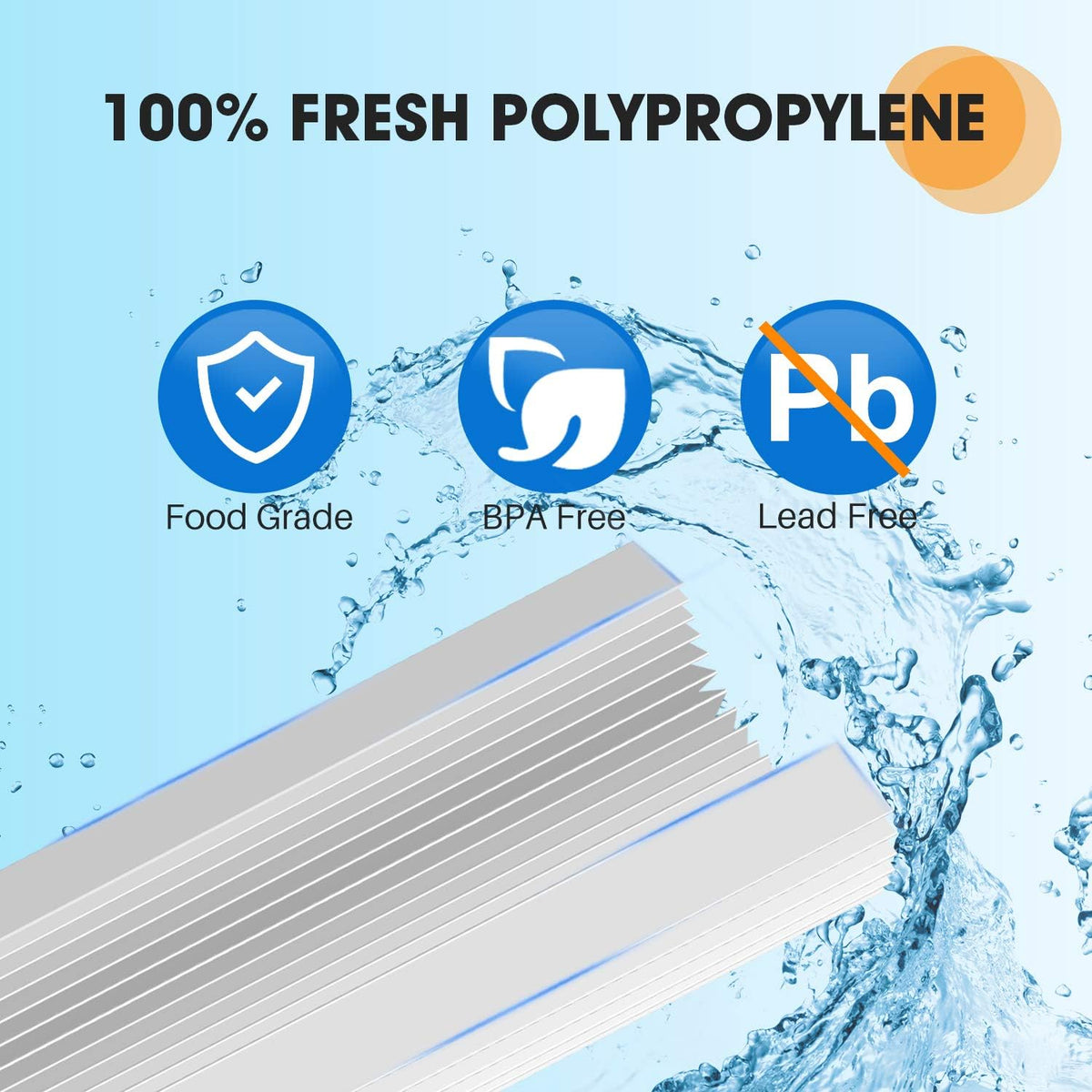 10 x 4.5 Whole House Pleated Sediment Filter Replacement Cartridge, 4Pack L548782
