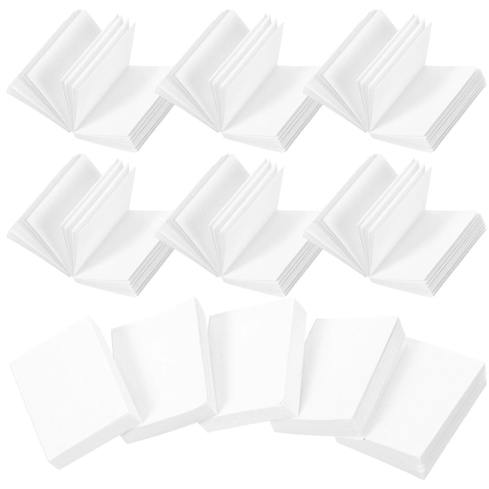 Miniature Books 20pcs Doll House Mini Books Blank Paintable M25396