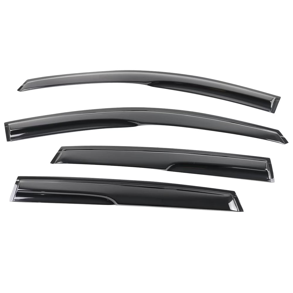 Acrylic Window Vent Visor Deflector Rain Guard 4Pc I904