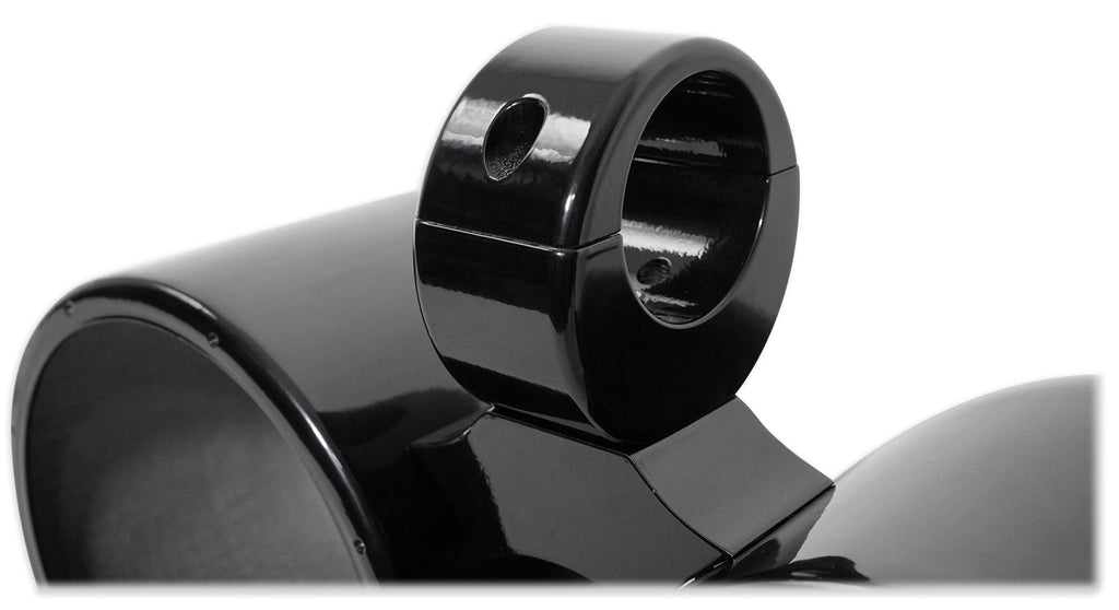 Dual 7.7" Black Aluminum Wakeboard Tower Speaker Pods with Covers N480948