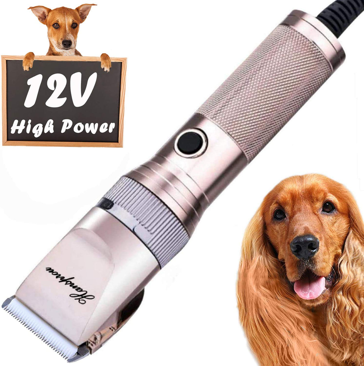 Dog Shaver Clippers with Guard Combs H4418