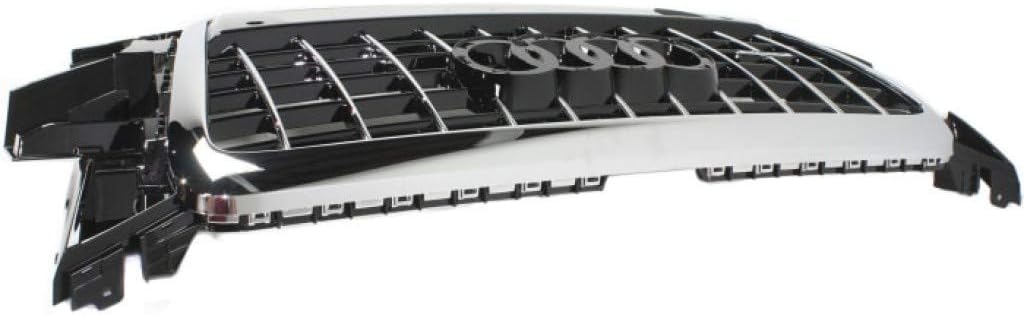 Chrome Shell with Gloss Black Insert Grille Assembly U99052