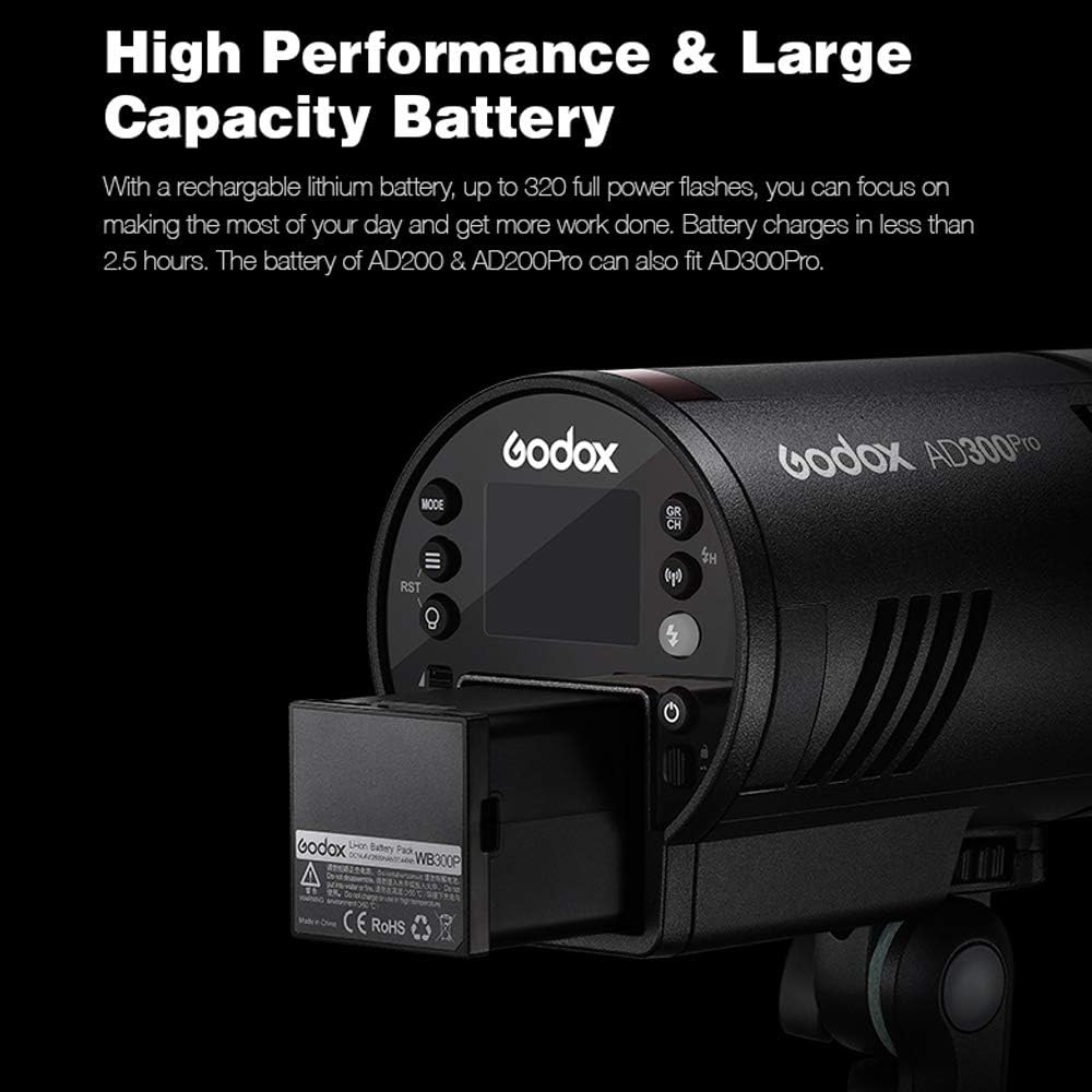 300W TTL Flash Strobe Monolight with Handheld Grip T5774