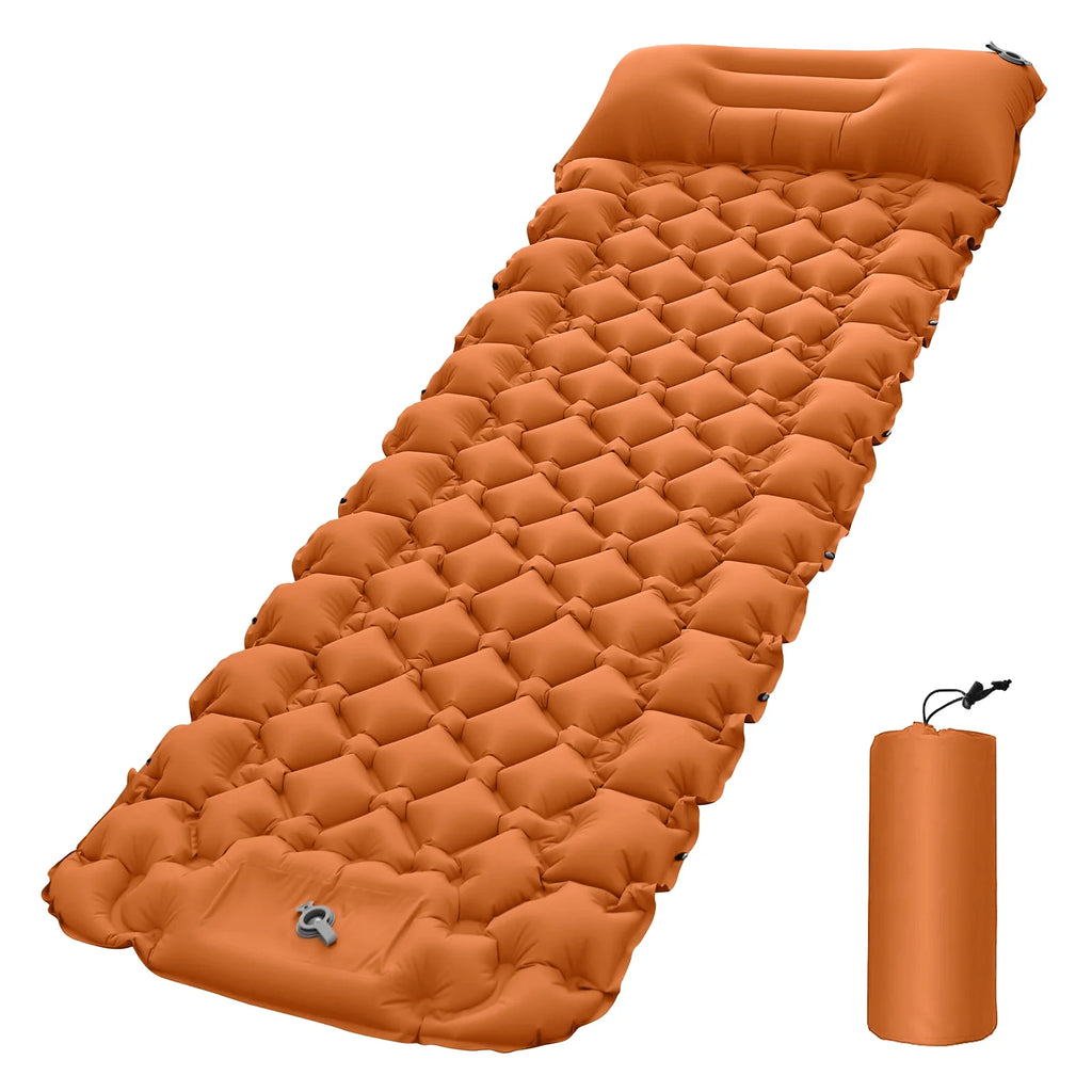 Lightweight Camping Mat with Air Pillow Waterproof Sleeping Pad E534
