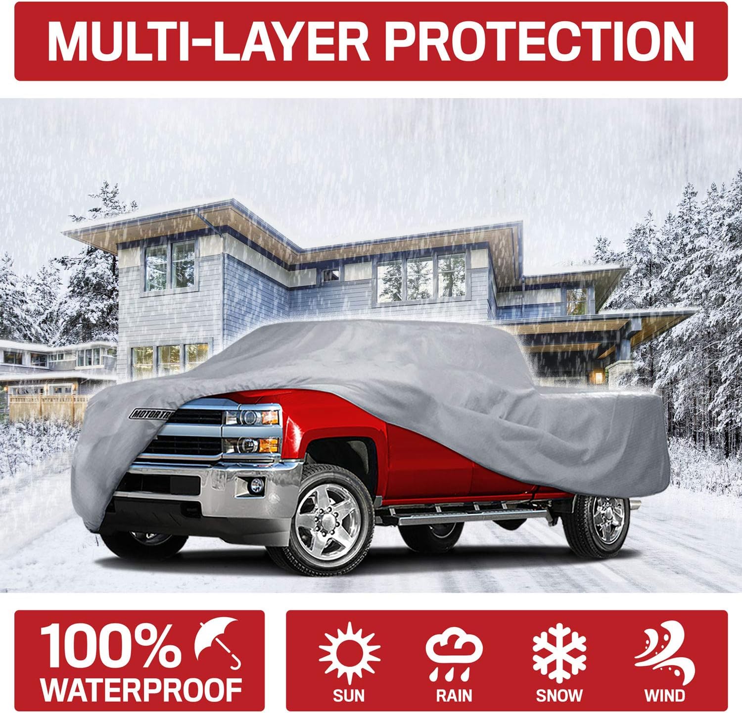 Custom Fit All Weather Waterproof Truck Cover A677