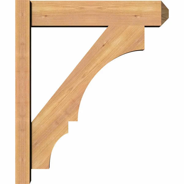 5 1/2x22W x 22x22D x 26x22H Western Red Cedar Craftsman Outlooker X595