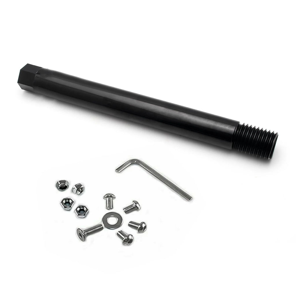 Black No Drill Tow Hook License Plate Mounting Bracket Adapter Kit K445