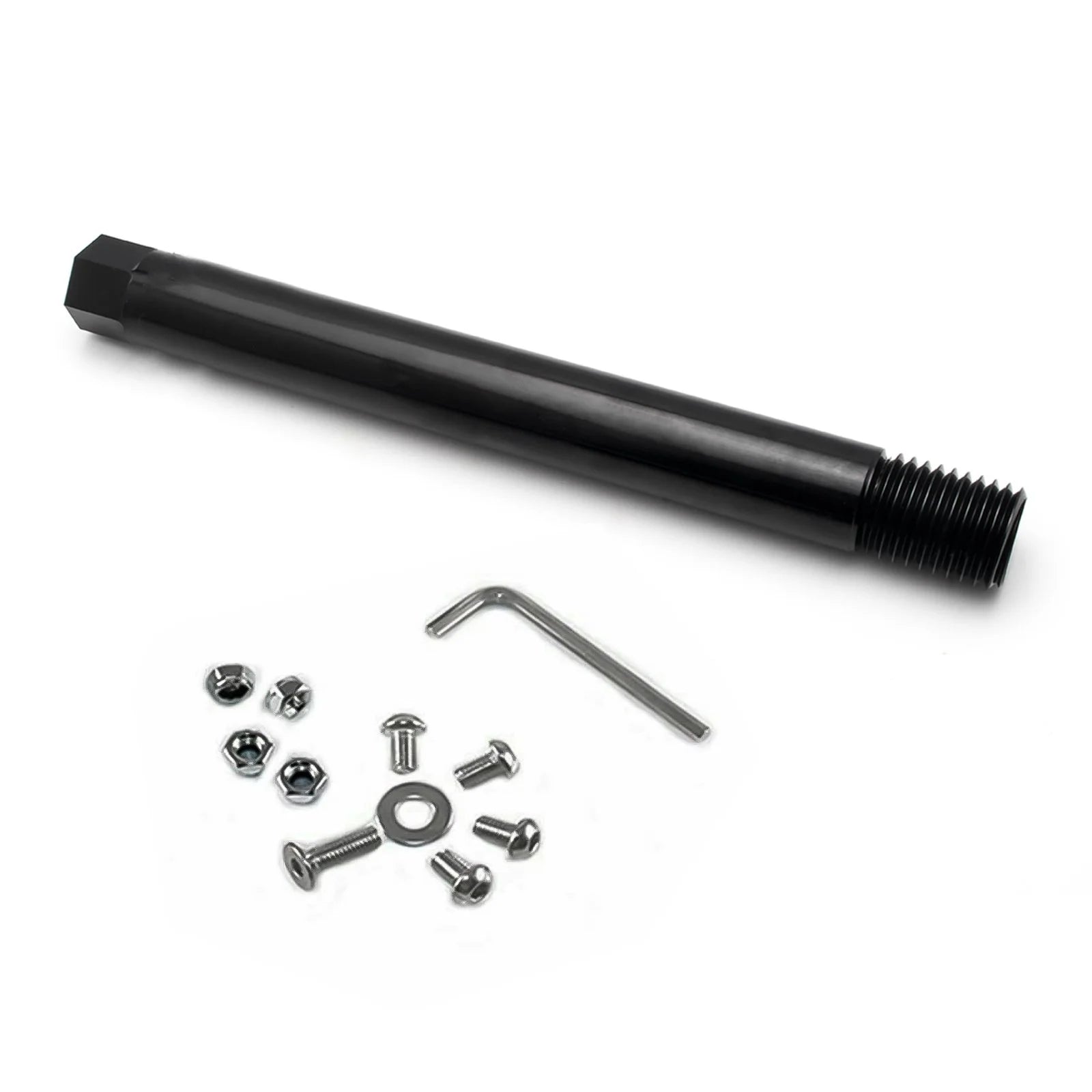 Black No Drill Tow Hook License Plate Mounting Bracket Adapter Kit K445