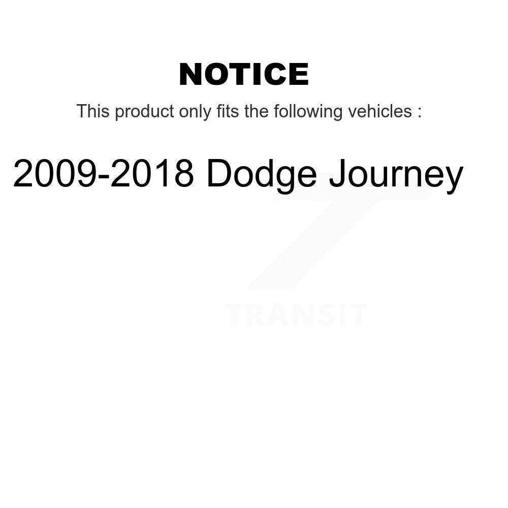 Front Strut And Link Kit For 2009-2018 Dodge Journey L178