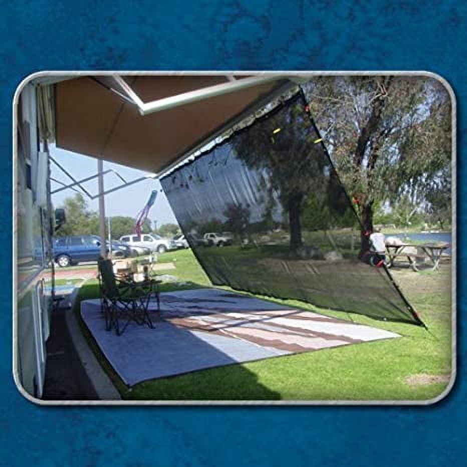 Black Motorhome Awning Shade Kit 7x16 T115105