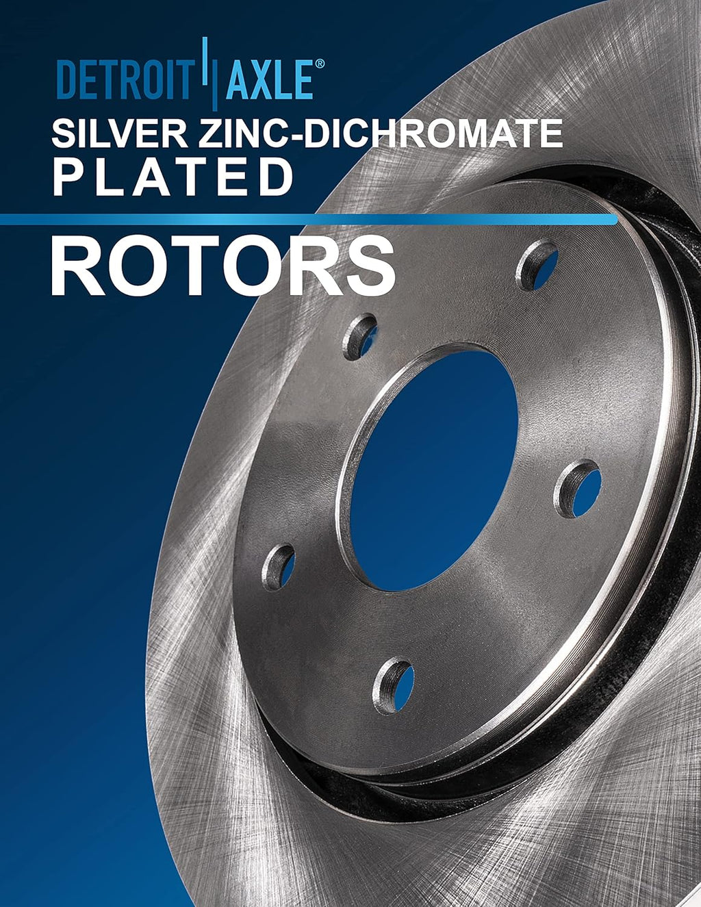 Front Disc Brake Rotors 2pc Set T763