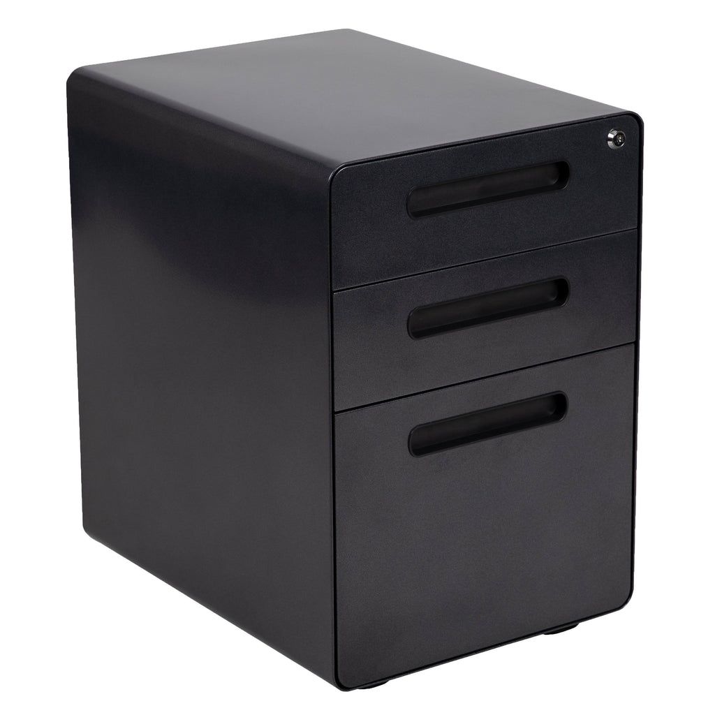 White 3 Drawer Filing Cabinet G569173
