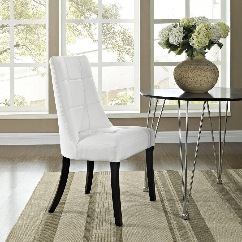 Black Vinyl Side Chair R146203