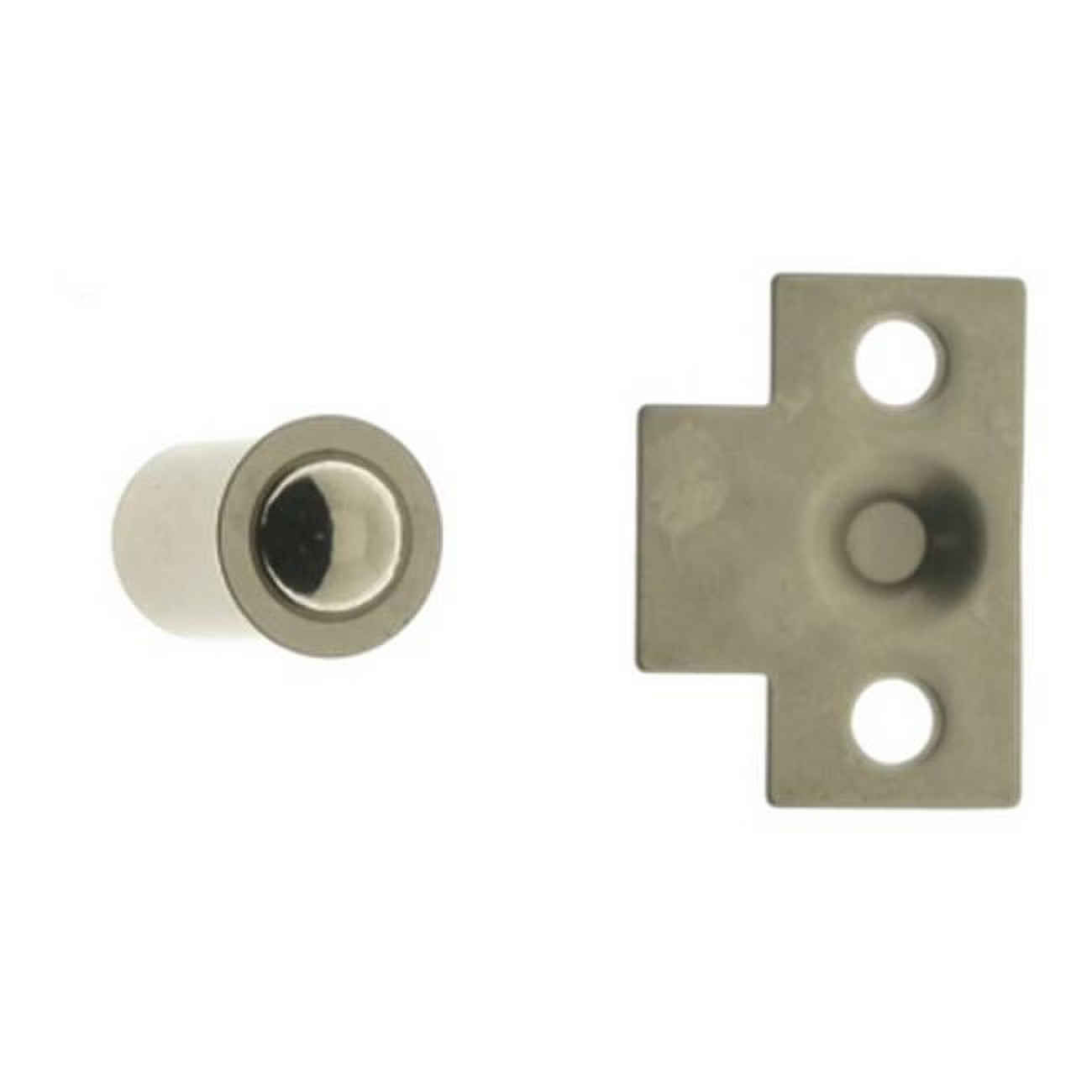 Solid Brass Mini Ball Catch, Satin Nickel M73299