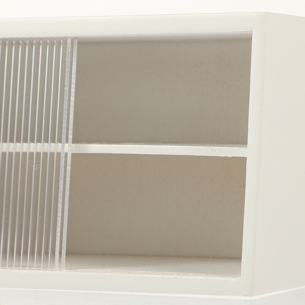 2 Pack Display Case Small Shelf Cabinet F5054