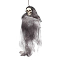 Grey Halloween Skull Doll Decoration Prop H29214