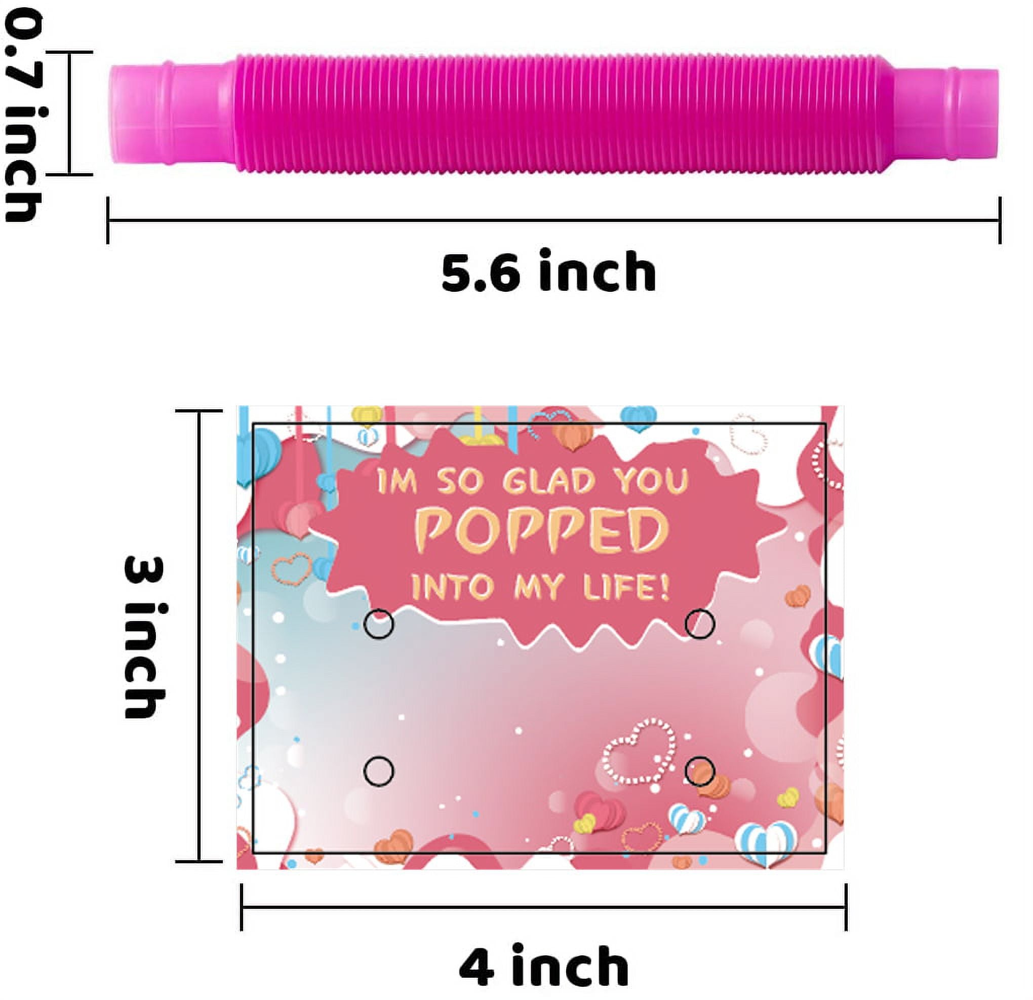 28 Pcs Pop Tubes Fidget Toys Sensory Toys Party Favors M79098