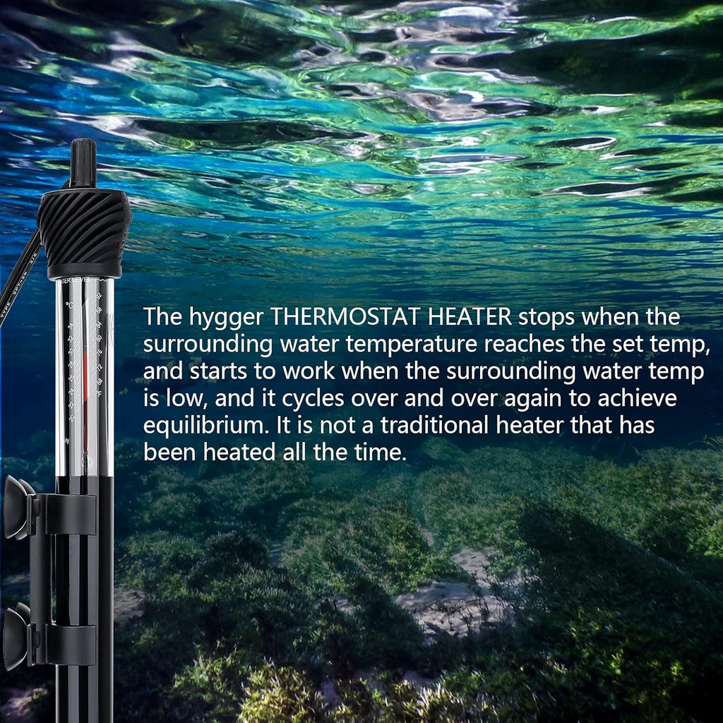 50W Submersible Aquarium Heater with Adjust Knob Suction Cup V986