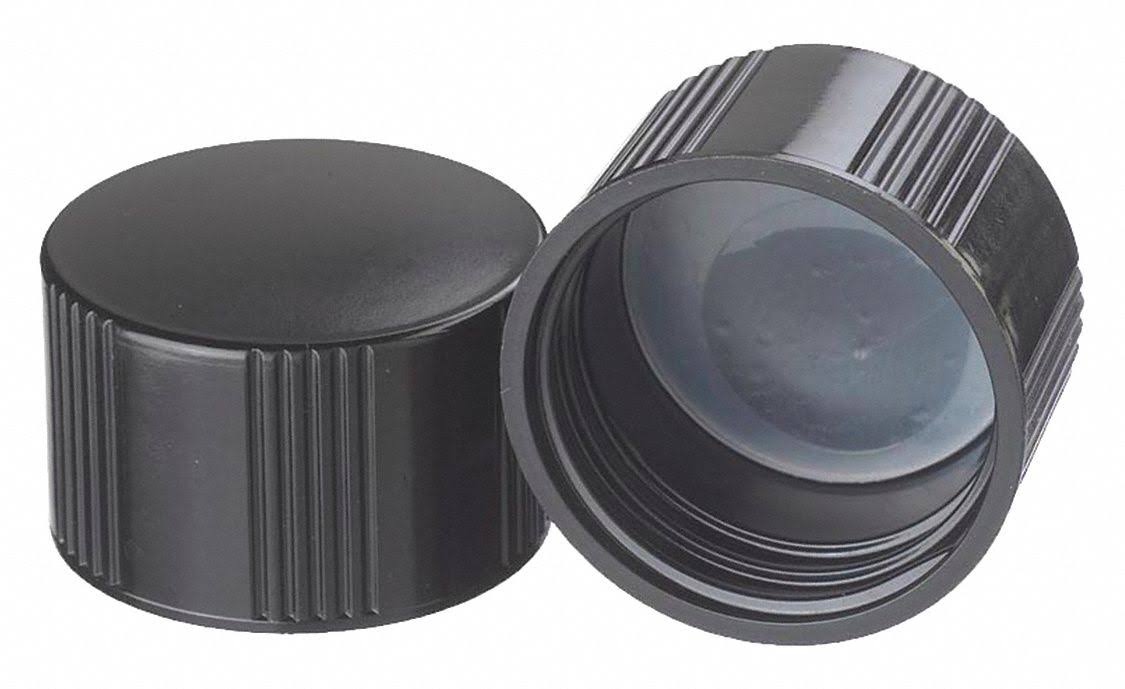 Phenolic Cap, Black, 200 Pack Y436