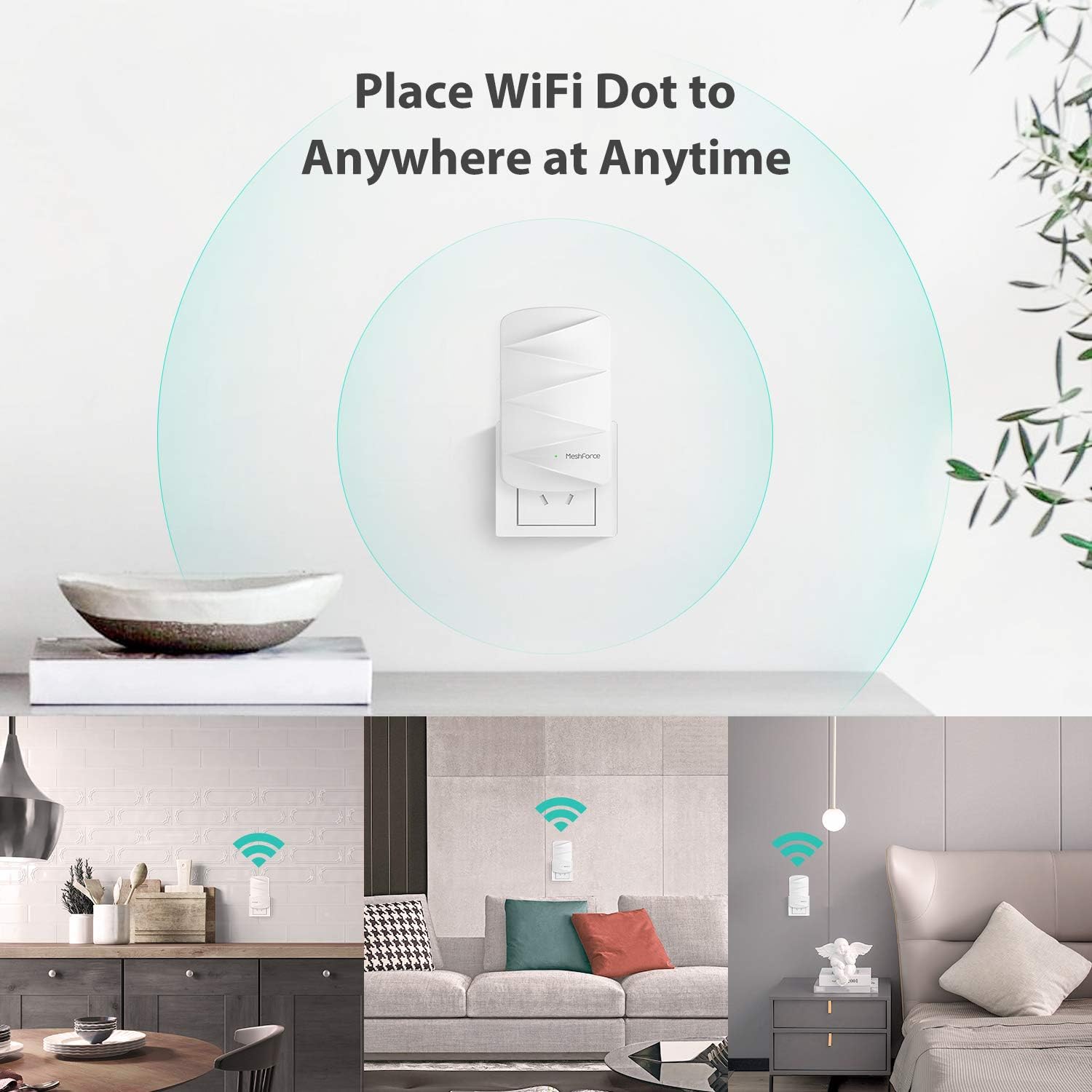 Pack of 2 MeshForce WiFi Extender K1138