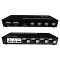 4K HDMI KVM Switch 4 Port with 4 USB Ports, 4K@60Hz HDMI2.0, Pack of 2 E8888