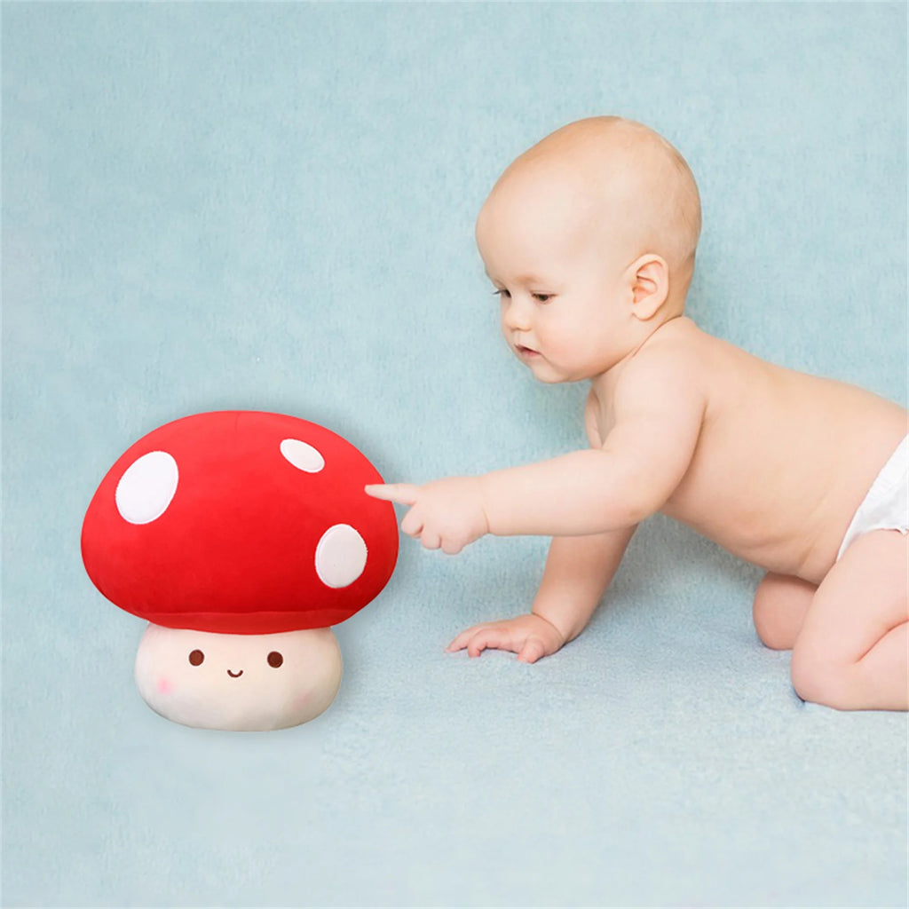 Cute Mushroom Plush Stuffed Animal Pillow 9 12 inch F598