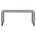 Rectangular Desk in Gray Elm Charcoal E1269