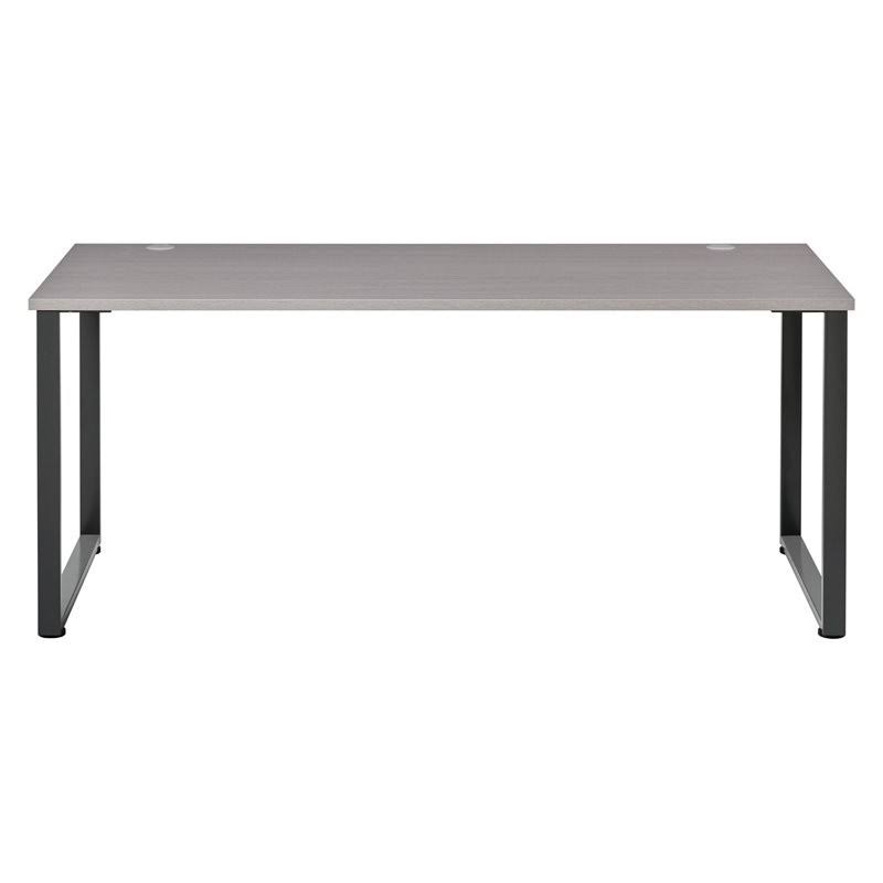 Rectangular Desk in Gray Elm Charcoal E1269
