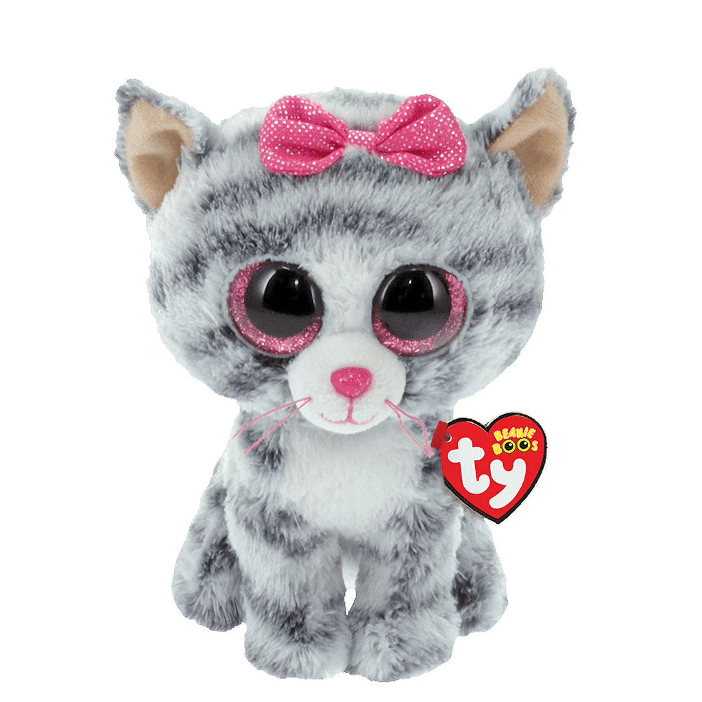 Grey Cat Plush Stuffed Animal 9" Y1877