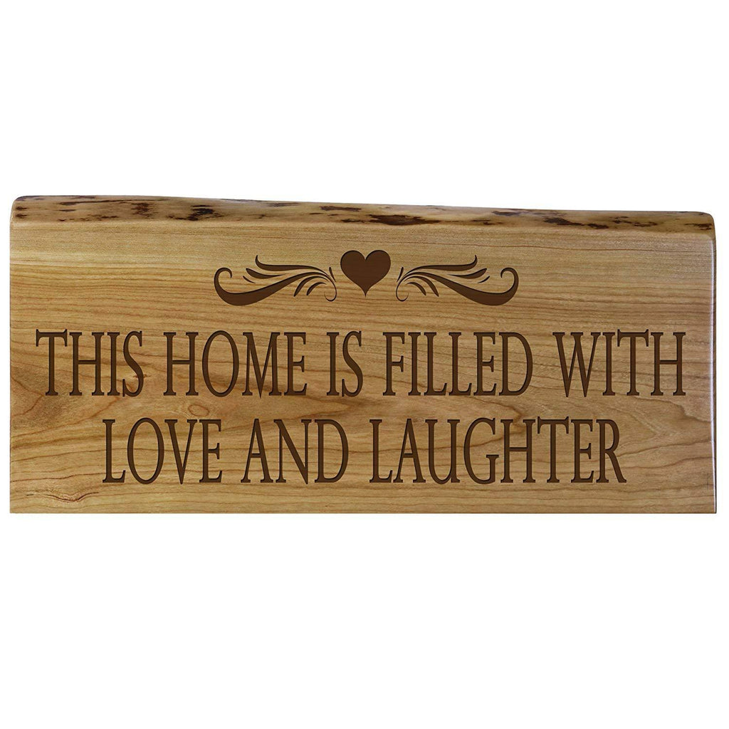 Natural Cherry Live Edge Wood Wall Plaque R9797