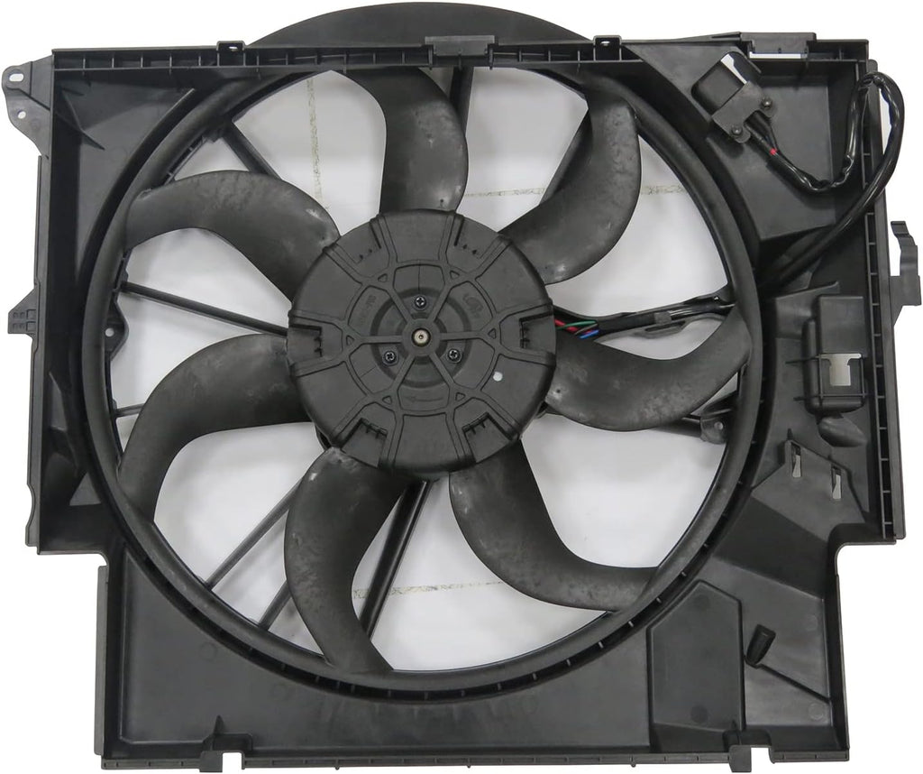 Black Cooling Fan Assembly Q93644