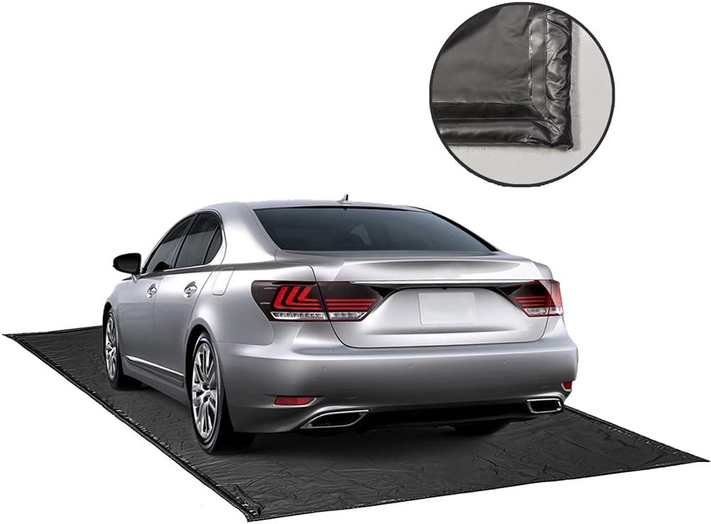Containment Floor Mat (Black) for Under Car, 7ft 9in x 18ft H516