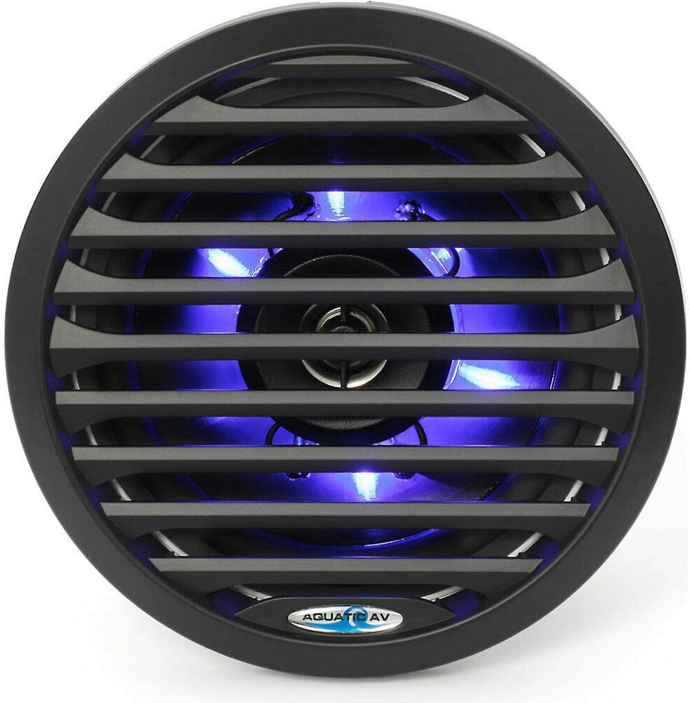 Black 6.5" Co-axial Speaker, 1 Pair P4332