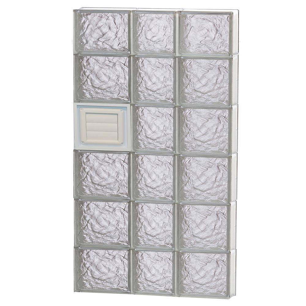 Frameless Replacement Glass Block Window E726