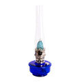 Cobalt Blue Glass Oil Lamp T63460