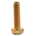 1 inch-8 x 9 inch Coarse Thread Grade 8 Hex Cap Screw Yellow Zinc Plated Pk 7 J871