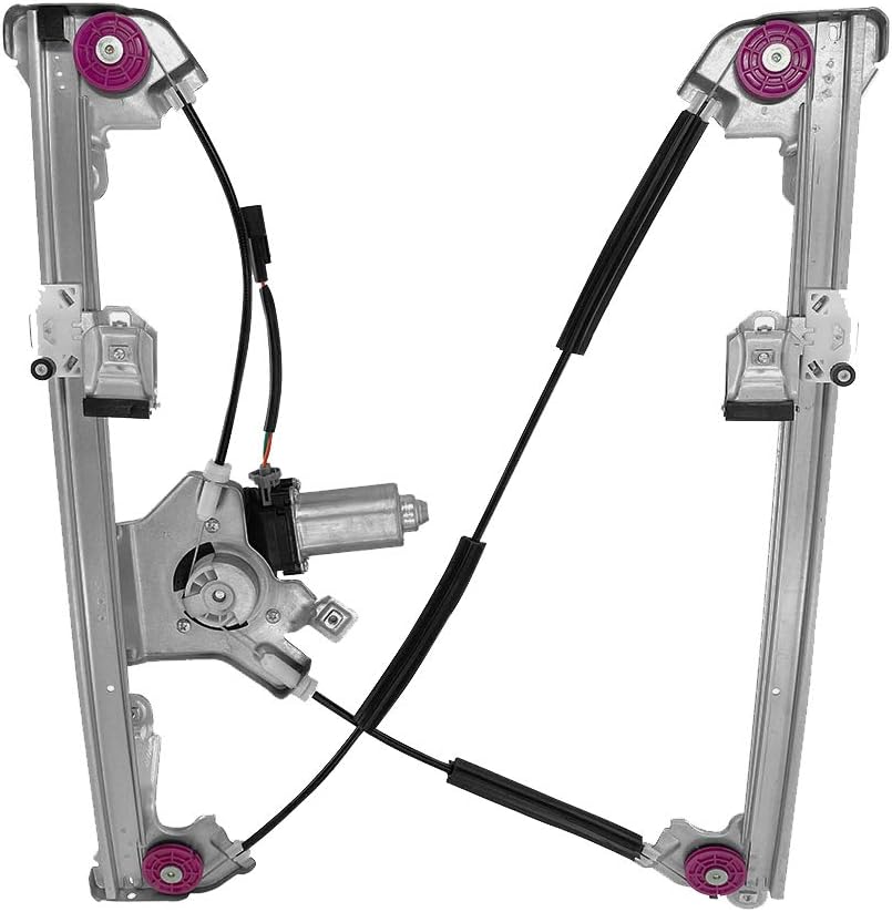 Front Driver Left Side Window Regulator with Motor Compatible with 2004-2008 Ford F-150, Pack of 2 R79334