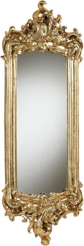 Gold Rectangular Ornate Wall Mirror P83364